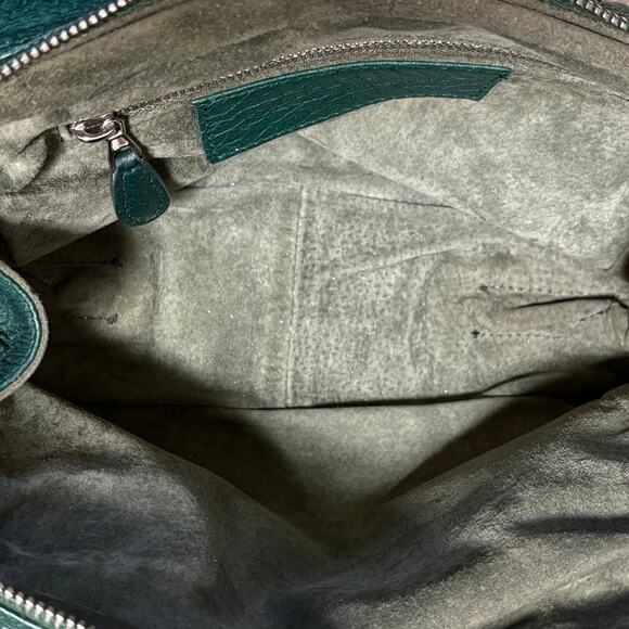 Balenciaga Vintage Green Leather Chain Strap Shoulder Bag - Picture 9 of 12